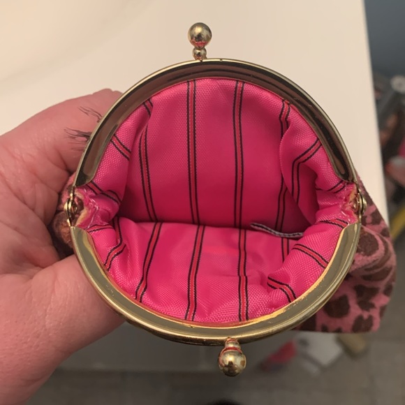 Pink Leopard Change Purse - Picture 6 of 6
